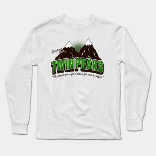 Greeti. Twin Peaks (V2) - Heather Long Sleeve T-Shirt